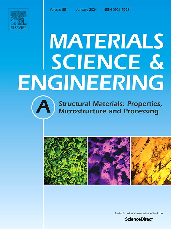 Go to journal home page - Materials Science and Engineering: A